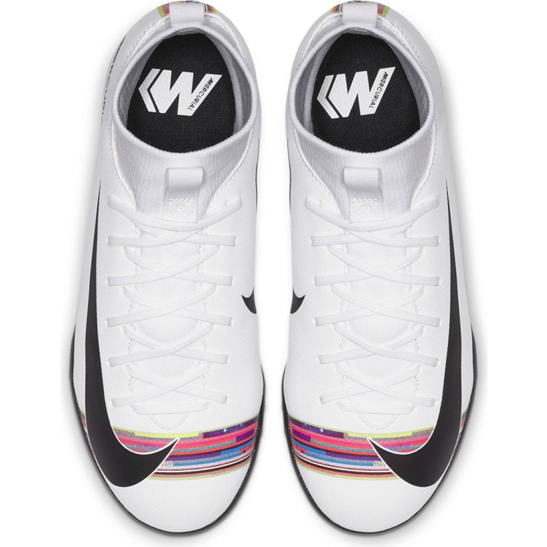 Nike Mercurial Superfly X 6 Academy Tf Jr AJ3112-109 jalkapallokengät monivärinen valkoinen 2