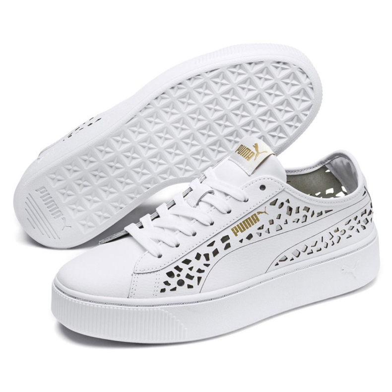Puma Vikky Stacked Laser Cut 369378 02 valkoinen 2