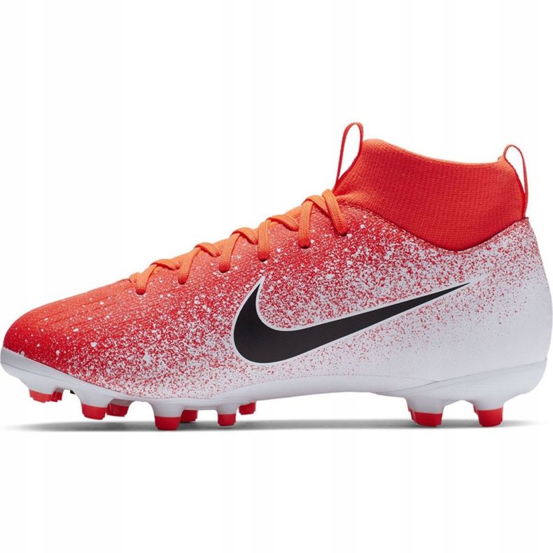 Nike Mercurial Superfly 6 Academy Mg Jr AH7337-801 jalkapallokengät monivärinen punainen 2