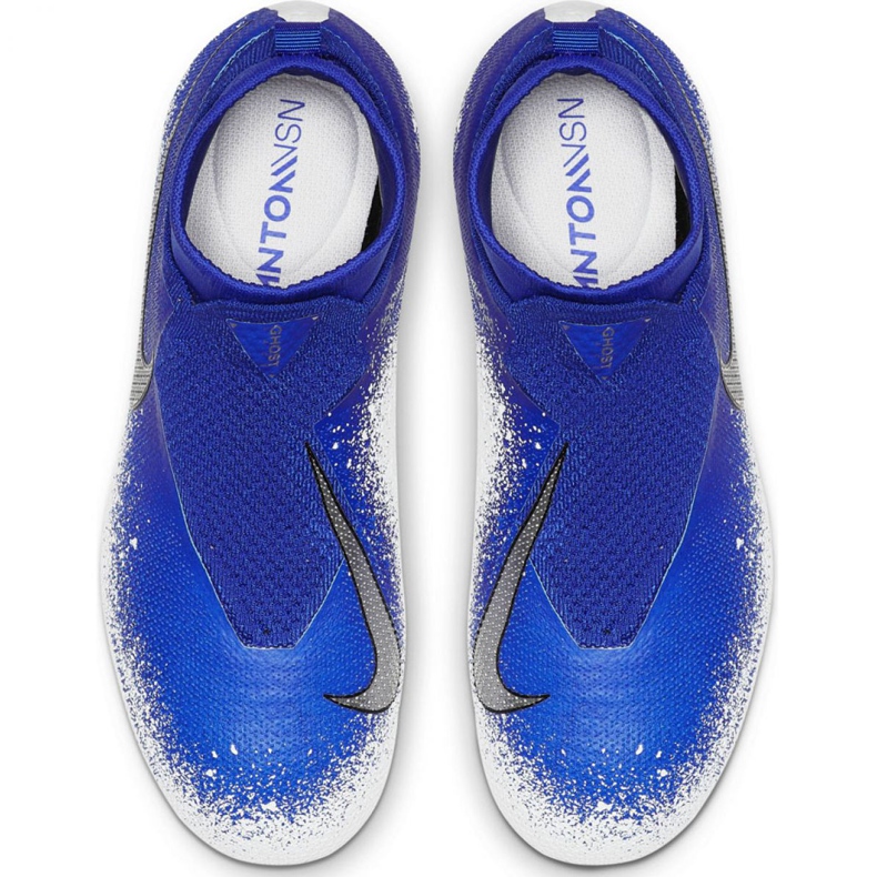 Nike Phantom Vsn Elite Df Mg Jr AO3289-410 jalkapallokengät monivärinen sininen 2