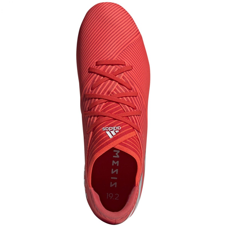 Adidas Nemeziz 19.2 Fg M F34385 jalkapallokengät punainen punainen 1