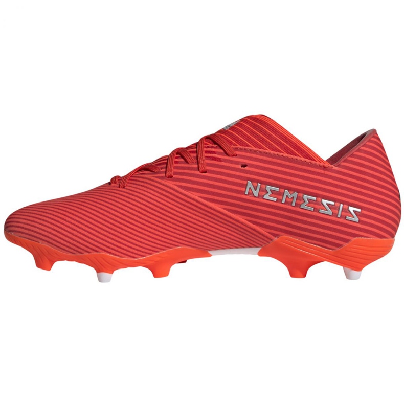 Adidas Nemeziz 19.2 Fg M F34385 jalkapallokengät punainen punainen 2