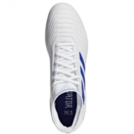 Adidas Predator 19.3 Ag M D97943 jalkapallokengät valkoinen valkoinen 1
