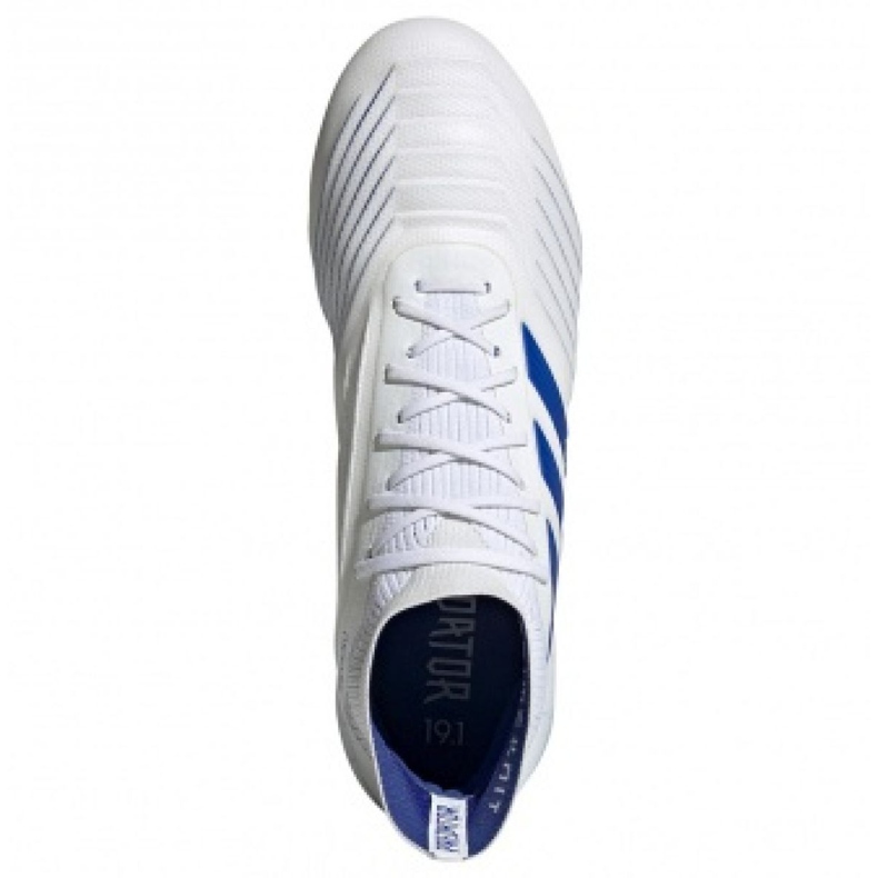 Adidas Predator 19.1 Sg M D98055 jalkapallokengät valkoinen valkoinen 2