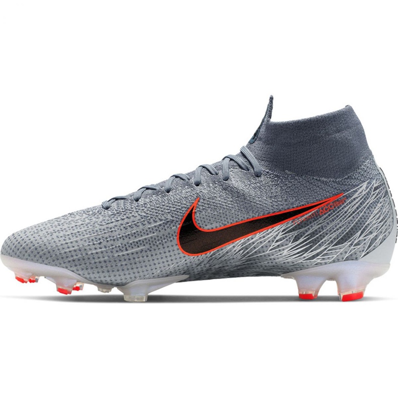 Nike Mercurial Superfly 6 Elite Fg M AH7365-008 jalkapallokengät harmaa harmaa 2