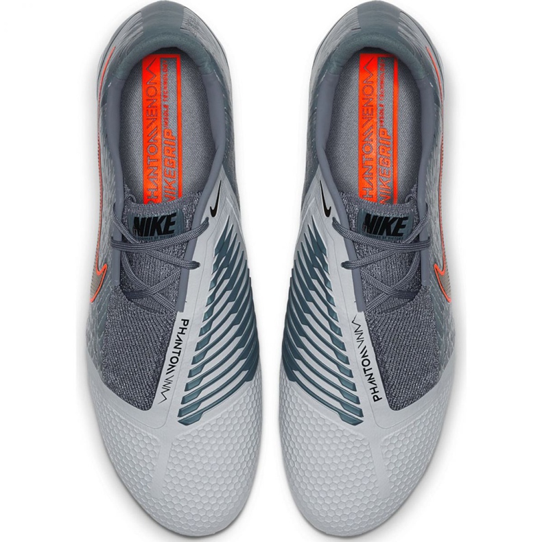 Nike Phantom Venom Elite Fg M AO7540-008 jalkapallokengät harmaa harmaa 1