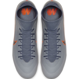 Nike Mercurial Superfly 6 Academy FG / MG M AH7362-408 jalkapallokengät punainen harmaa 1