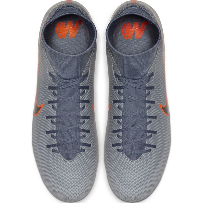 Nike Mercurial Superfly 6 Academy FG / MG M AH7362-408 jalkapallokengät punainen harmaa 1