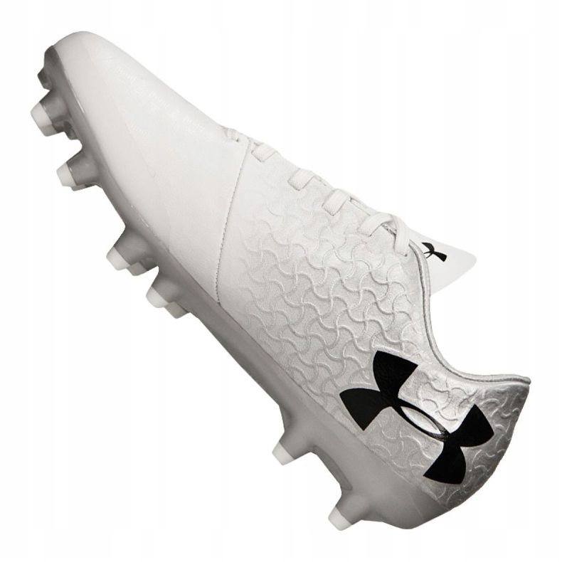 Under Armour Magnetico Select Fg Jr 3000122-100 jalkapallokengät monivärinen valkoinen 1