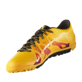 Adidas X 15.3 Tf M S74660 jalkapallokengät oranssi oranssi 2