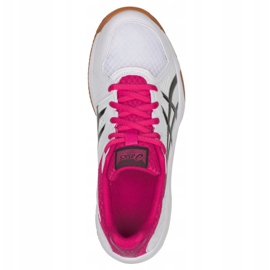 Asics Upcourt 3 W 1072A012-101 lentopallokengät monivärinen valkoinen 2