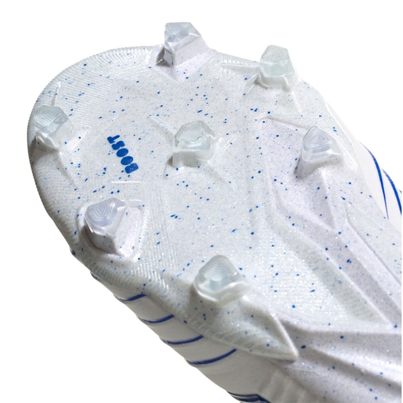 Adidas Predator 19+ Fg M BC0548 jalkapallokengät valkoinen valkoinen 1