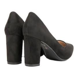 Diamantique Musta mokkanahka pumput 1