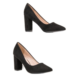 Diamantique Musta mokkanahka pumput 2