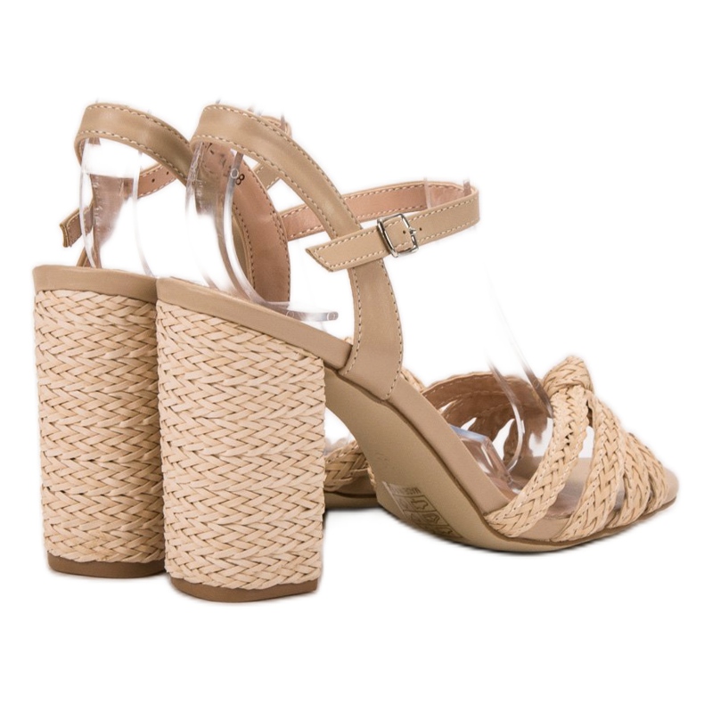 Punotut VICES -sandaalit ruskea 1