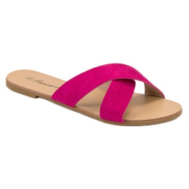 Primavera Mukavat litteät tossut vaaleanpunainen 1