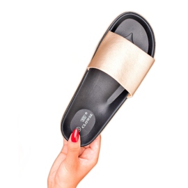 Clowse Kultaiset naisten tossut kultainen 2