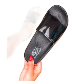 Small Swan Muodikkaat mustat tossut 2