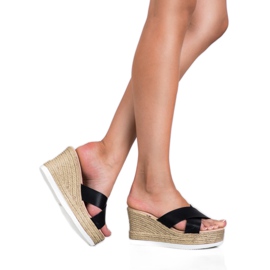 Bello Star Wedge sandaalit musta 2