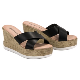 Bello Star Wedge sandaalit musta 1