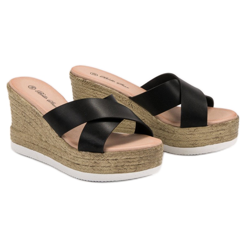 Bello Star Wedge sandaalit musta 1