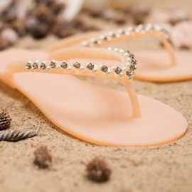 Varvastossut VICES-koristeilla beige 1