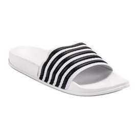 SHELOVET Urheilulliset raidalliset tossut valkoinen 1