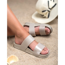 SHELOVET Muodikkaat kumitossut harmaa 2