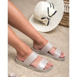 SHELOVET Muodikkaat kumitossut harmaa 1