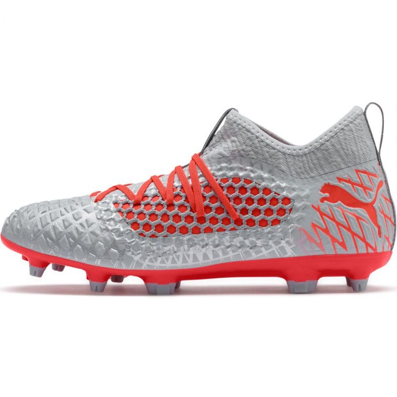 Puma Future 4.3 Netfit Fg Ag M 105612 01 jalkapallokengät monivärinen harmaa 2