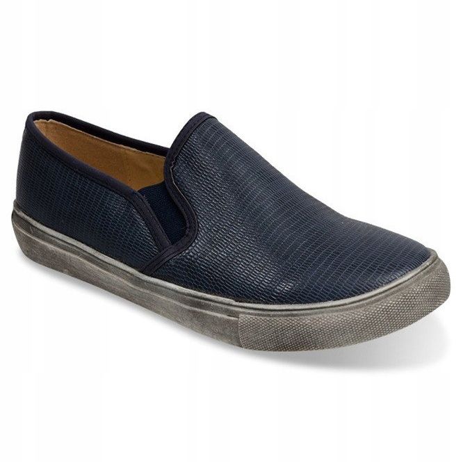 Slip On Lenkkarit Slip On 2207 Navy Blue laivastonsininen 1