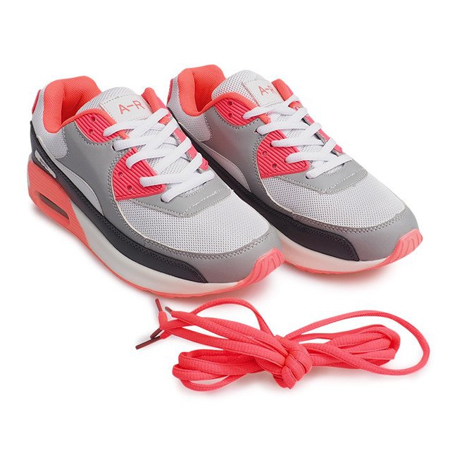 Urheilukengät B306A-38 Valkoinen musta harmaa monivärinen 1