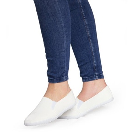 Lycra HB-1 Valkoinen Slip-On Lenkkarit 1