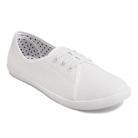 Tie Sneakers Slip On BE43 Valkoinen 2