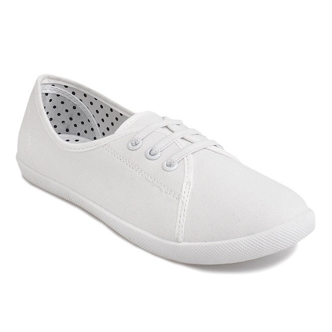 Tie Sneakers Slip On BE43 Valkoinen 2