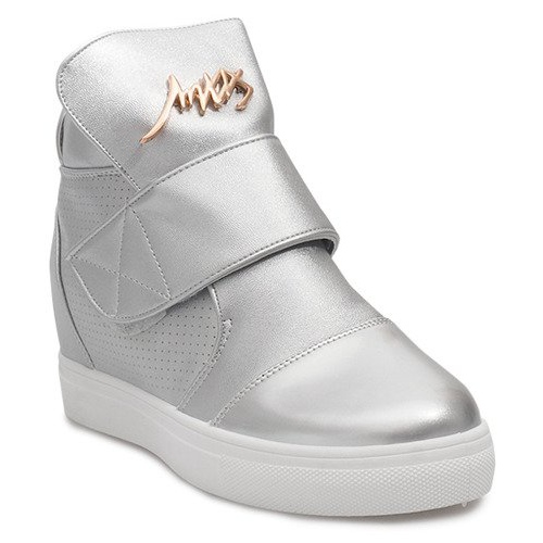 Korkeat tennarit 5322 Hopea harmaa 1