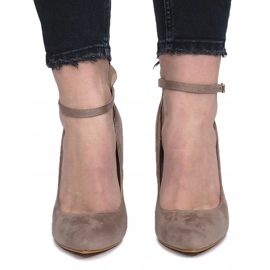 Khaki pumput Heaven kantapää monivärinen vihreä 1