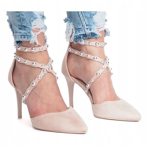 Beige korkokengät sandaalit B-50 1