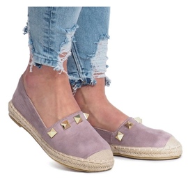 Kultaiset auringon violetit espadrillit violetti 1