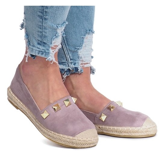 Kultaiset auringon violetit espadrillit violetti 1