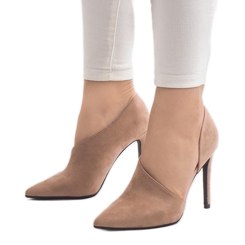 Vaaleanpunaiset epäsymmetriset C82A -korkokengät vaaleanpunainen 1