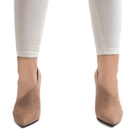 Vaaleanpunaiset epäsymmetriset C82A -korkokengät vaaleanpunainen 2