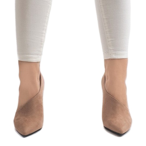 Vaaleanpunaiset epäsymmetriset C82A -korkokengät vaaleanpunainen 2