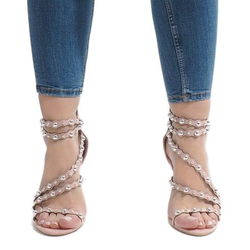 Vaaleanpunaiset LE042P -kantapäät monivärinen vaaleanpunainen 2