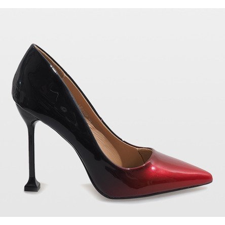 Punaiset lakatut LE030P -korkokengät punainen 2