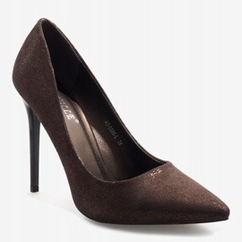 Ruskeat klassiset korkokengät AT-0596-L 1