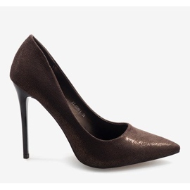 Ruskeat klassiset korkokengät AT-0596-L 2