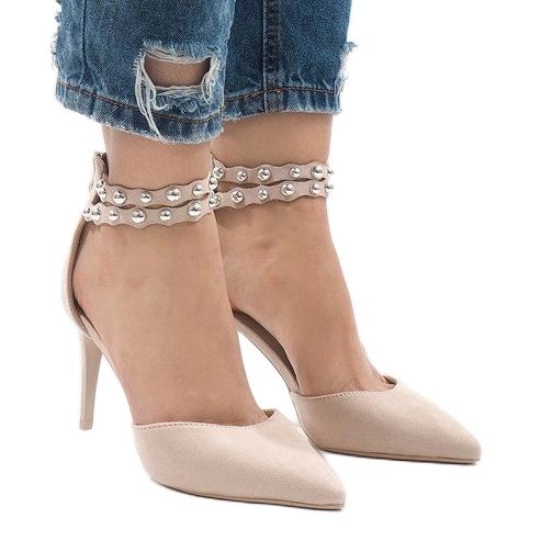 Beige korkokengät sandaalit B-51 2