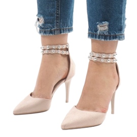 Beige korkokengät sandaalit B-51 1