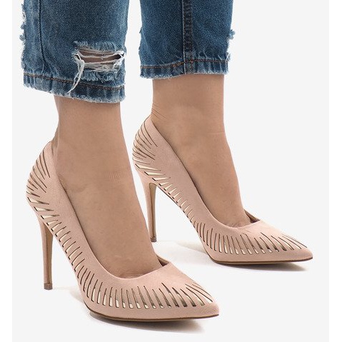 Vaaleanpunaiset HYD-A16 klassiset mokkanahkakengät vaaleanpunainen 2